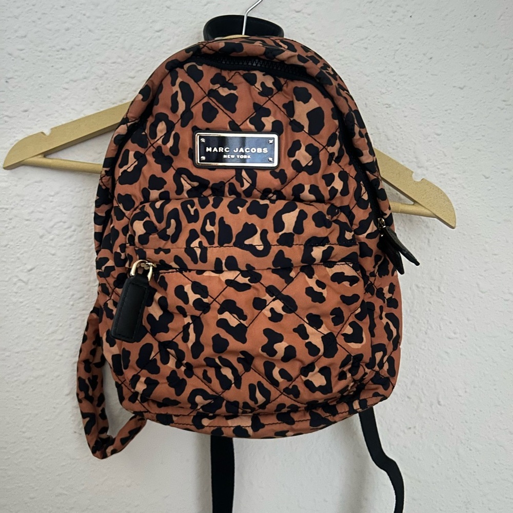 Marc Jacobs Quilted Leopard Backpack